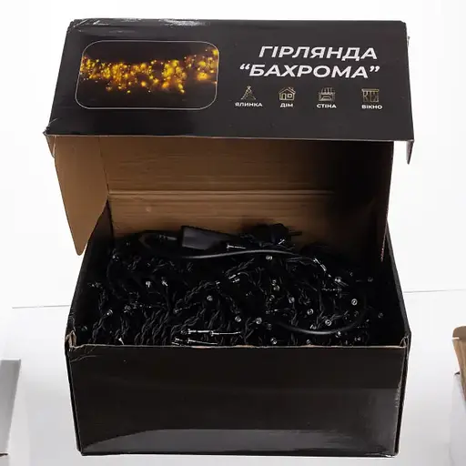 Вулична гірлянда Бахрома GarlandoPro 50 м 840 LED чорний дріт Мультиколор 50MBML - фото 5