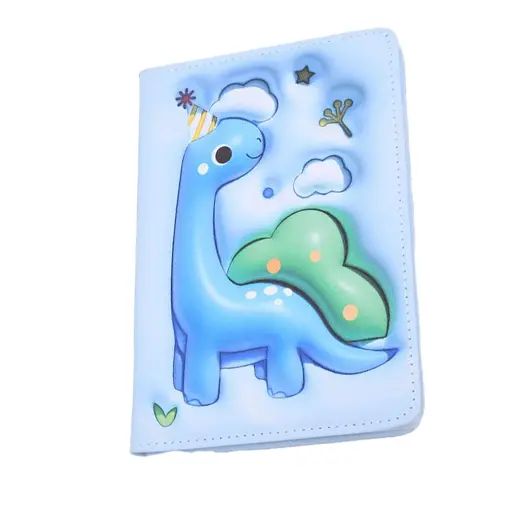 Набор канцелярский блокнот, клетка (Динозавры), 21x14x1.5 см (в ассортименте)