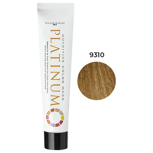 Професійна стійка фарба для волосся HI Hipertin Platinum 9310 бежевий пісок 100 мл без аміаку - фото 1