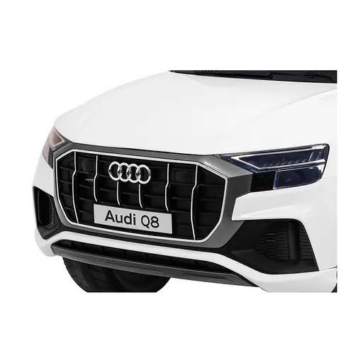 Електромобіль Ramiz Audi Q8 LIFT 12 В на пульті керування, білий (PA.JJ2066.BIA) - фото 2