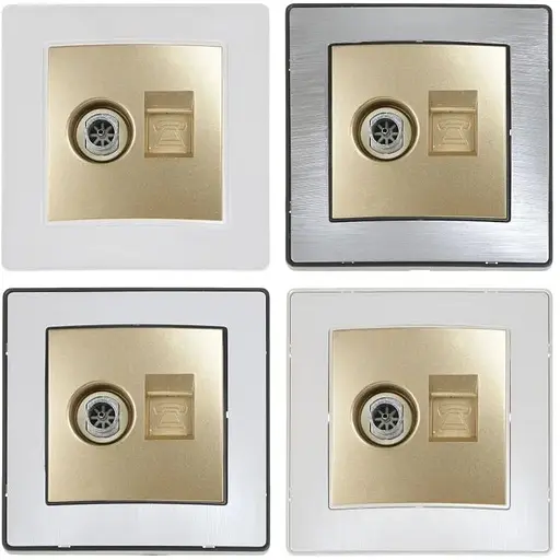 Розетка Brille RB-1TV + 1TF (42-025) - фото 3