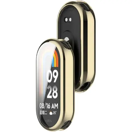 Чохол-накладка DK Silicone Face Case для Xiaomi Mi Band 8 (016403) (pale gold) - фото 2
