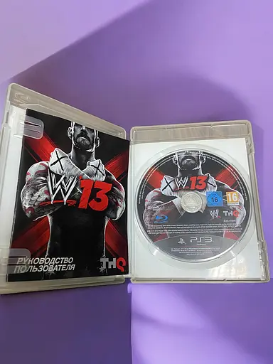 Локализованный диск на PlayStation 3 лицензия WWE 13 - фото 3
