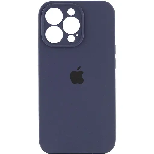 Чохол Epik Silicone Case Full Camera Protective AA для Apple iPhone 16 Pro Max 6.9 Темно-синій/Midnight blue - фото 1