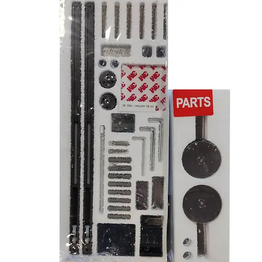 Двері в нішу Koer SR SD01-140x200-TR-01 прозоре скло Easy Clean 8 мм, хром KR5380, універсальні, прозорий, хром - фото 7