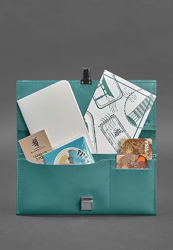 Кожаный женский тревел-кейс Journey 2.0 Тиффани - фото 3