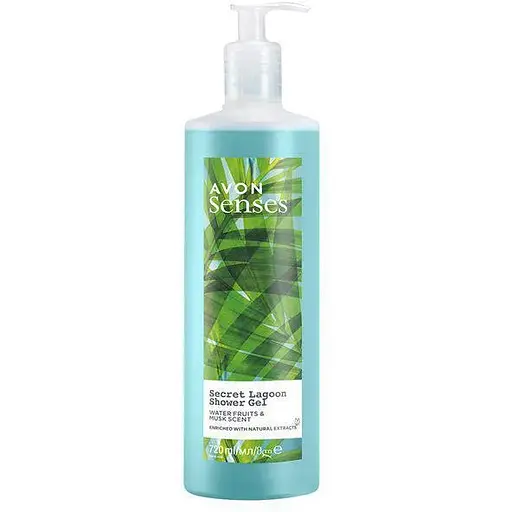 Гель для душу зволожуючий Avon Морська лагуна SENSES 720мл (494693351) - фото 1
