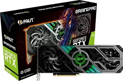 Видеокарта Palit RTX 3070 8GB GamingPro (NE63070019P2-1041A) (GDDR6, 256 bit, PCI-E v4.0) Б/у - фото 5