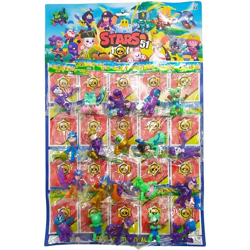 Герои Brawl Stars 51 сезон, 20 шт. на планшете, 2407