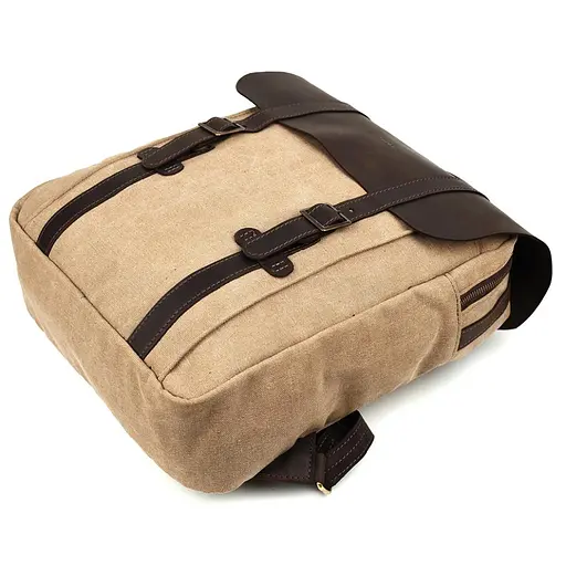 Кожаный женский рюкзак TARWA 32х40х11 см nsa0001411 - фото 6