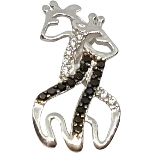 Серебряная подвеска Qvaliz с фианитами. 903-00750