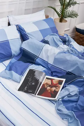 Комплект постільної білизни Moon&Star King Size 220x240 наволочки 4х70х70 Finland Бязь Gold Люкс - фото 4