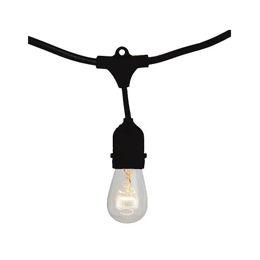 Вулична гірлянда з ретро лампами LED Edison 10 шт Solar на сонячній батареї, від мережі та зарядкою від мережі - фото 5