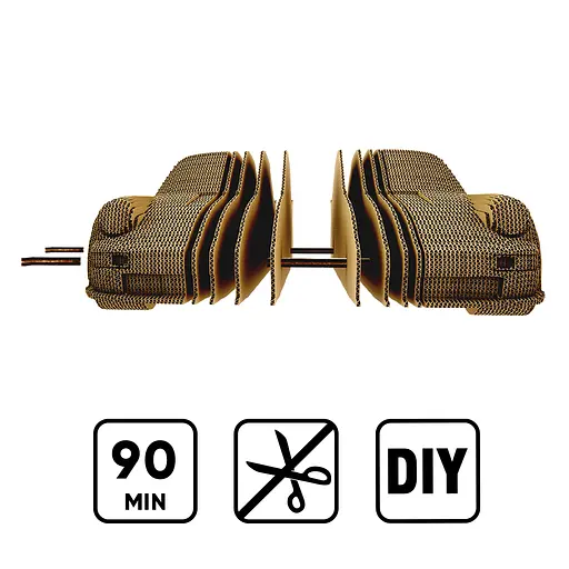 Порше 911 - Картонний 3Д пазл Cartonic - фото 5