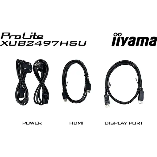 Монитор 23.8" Iiyama XUB2497HSU-B2 FHD IPS 100Hz (XUB2497HSU-B2) - фото 11
