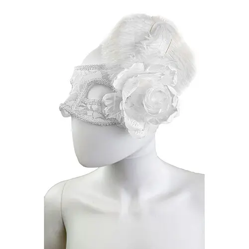 Маска Бальна з пером - фото 3