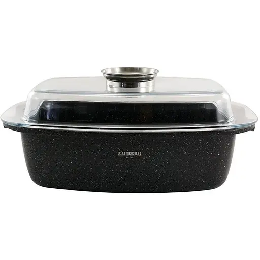 Гусятница Zauberg 5.5 л алюминий мраморное покрытие индукционная (BL-0832)