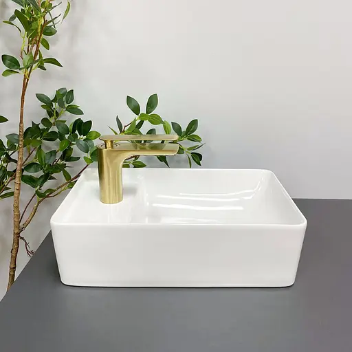 Умивальник VBI Lecco white накладний VBI-015603, Білий - фото 3