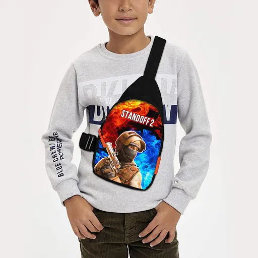 Сумка через плече дитяча Standoff 2 29х17 см сумка слінг для хлопчика (02008)