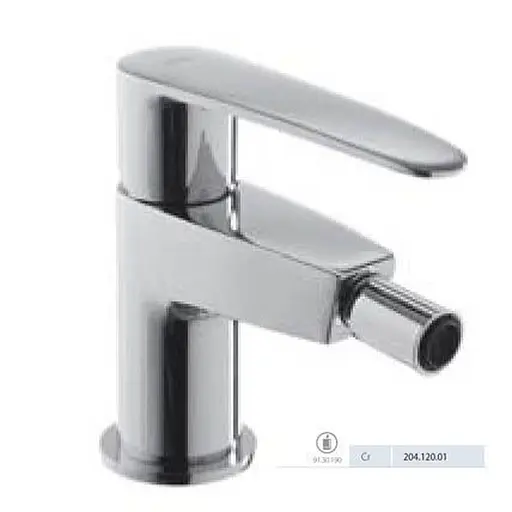 Змішувач для біде TRES Flat 20412001 одноважільний хромований з аератором для ванної кімнати - фото 2