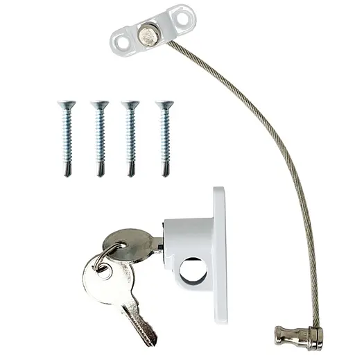 Замок-блокувальник для пластикових вікон Mega Zayka MGZ-0809, 2 ключі - фото 1