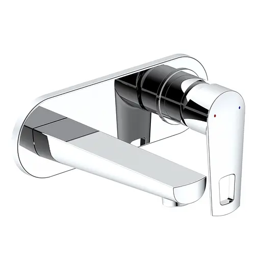 Змішувач для умивальника настінний Volle Solar 35 мм хром 1530.010301 Хром - фото 1