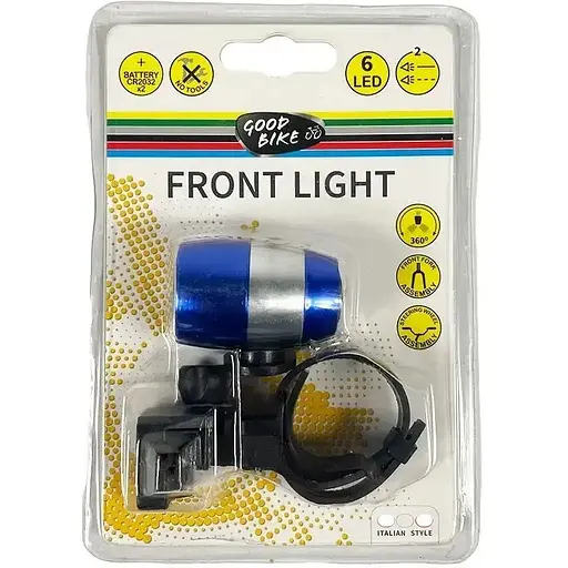 Ліхтарик на батарейках світлодіодний Good Bike Ant 6 LED синій (92316B-IS) - фото 8