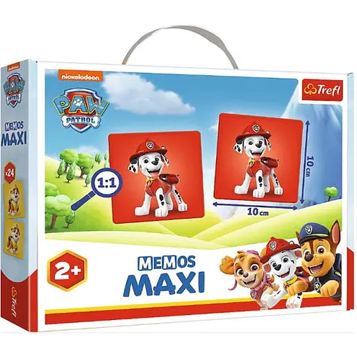 Настільна гра Trefl Мемо MAXI Щенячий патруль (Memos Maxi Paw Patrol) (02264) - фото 1