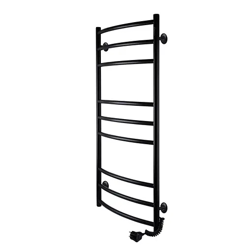 Полотенцесушитель UNIO LDE ER 1000-500-9 BLK Лестница Дуга Элит черная (21557) - фото 3