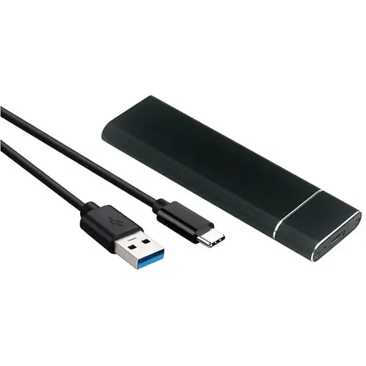 Зовнішня кишеня до M.2 на Type-C USB 3.1 (F) Gen2, 10 Gb/s, 2TB, B key NGFF Black