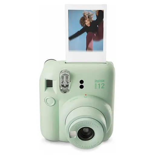 Набор камера Fujifilm Instax Mini 12, Фотобумага 20шт, Прозрачный чехол, Фотоальбом 64 фото Зеленый - фото 7