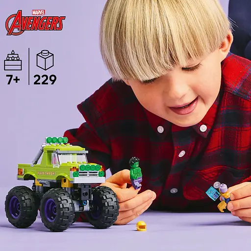 Конструктор LEGO Marvel Super Heroes Грузовик Халка против Таноса 229 деталей (76312) - фото 10