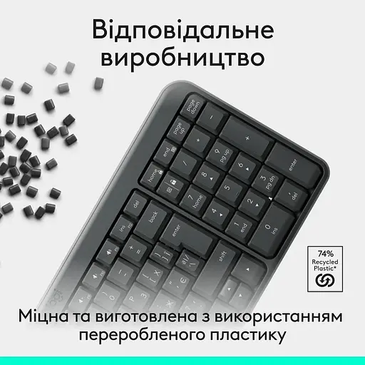 Клавіатура Logitech K250 Bluetooth Graphite (920-013822) - фото 8