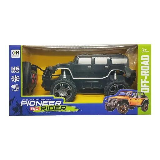 Дитяча машинка на радіокеруванні "Джип" Bambi 512A(Black) чорний, 1:16 - фото 1