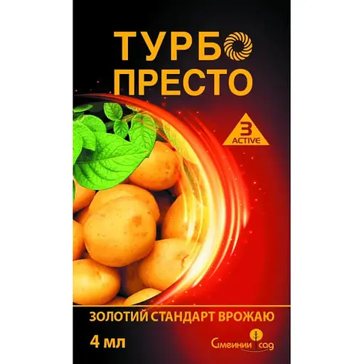 Инсектицид Семейный сад Турбо Престо 4мл
