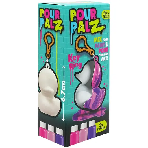 Набор для творчества ToyMonster Флюид Арт Брелок Утенок в ассортименте (GS-G26262) - фото 17