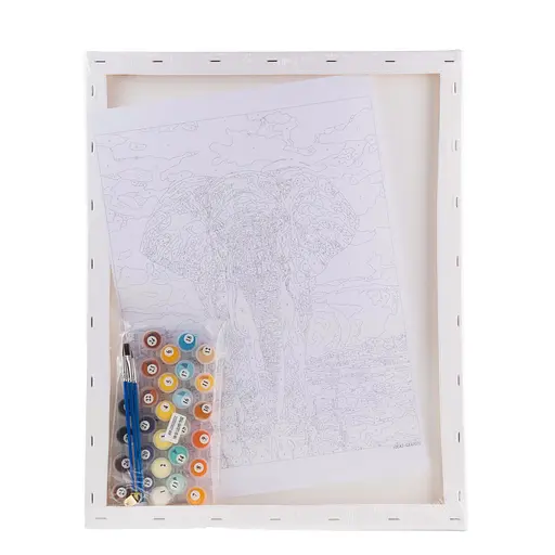 Набор для росписи "Священный слон" 40*50 см, IDEA2-GX47077, ТМ "99IDEAS" - фото 6