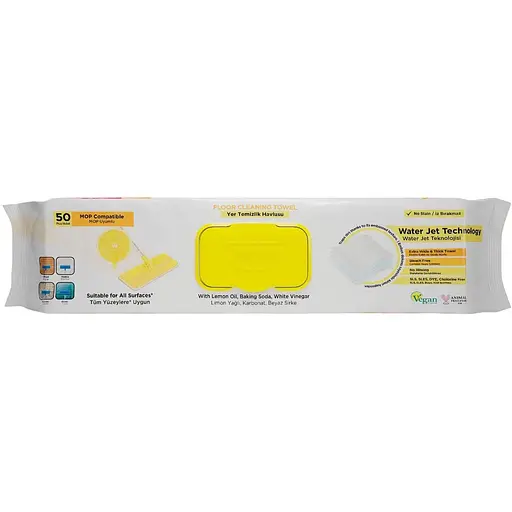 Салфетки для уборки полов Deep Fresh MOP Lemon влажные 50 шт.