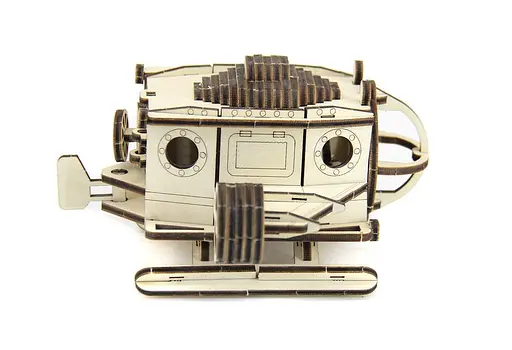 Дерев'яний конструктор "Батискаф " 79 деталей - фото 1