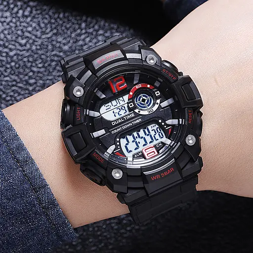 Наручний годинник чоловічий 2018RDWT Red-White Skmei acs0030388 - фото 3