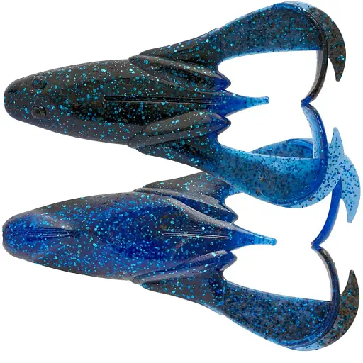 Силікон Keitech Noisy Flapper 3.5’’ #413 Black Blue (5 шт/уп)