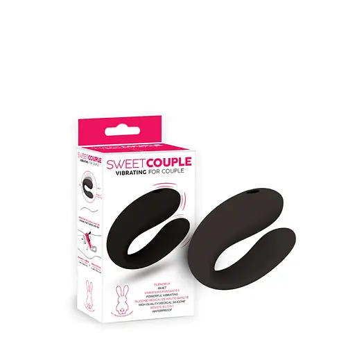 Вібратор Clara Morgane Sweet Couple 6.8 см (чорний) - фото 4