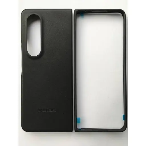 Оригінальний шкіряний чохол Samsung Leather Cover F936 Galaxy Z Fold4 Black - фото 7