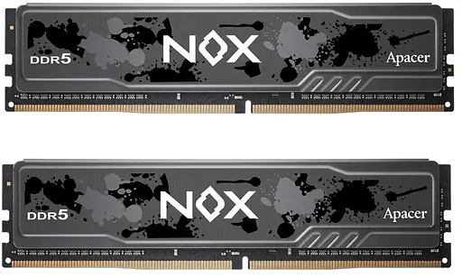 Модуль памяти DDR5 2x16 ГБ/5200 Apacer NOX (AH5U32G52C522MBAA-2) - фото 1