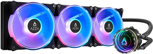 Водяное охлаждение AZZA Blizzard SP 360 RGB Black (LCAZ-360R-ARGB SP) - фото 1