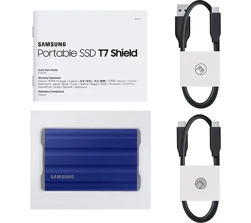 Портативний SSD Samsung 2TB USB 3.2 Gen 2 Type-C T7 Shield - фото 4