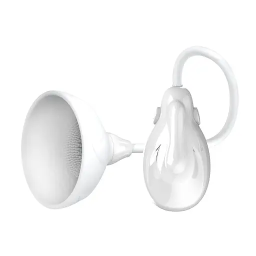 Помпа для груди Pretty Love Breast Vibrating Massager 7 см белый