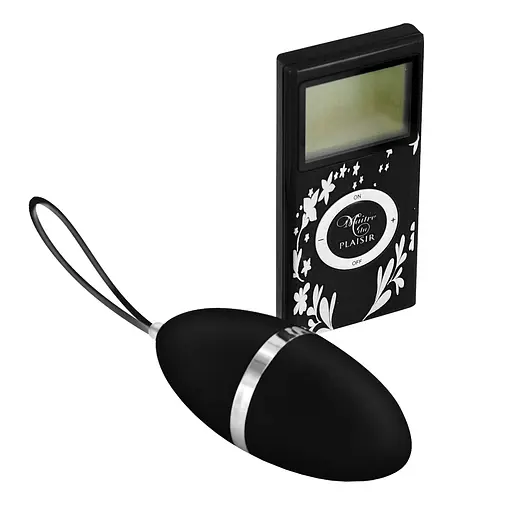 Віброяйце Secret Intime Plaisirs Secrets 7.9 см (чорний) - фото 2