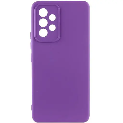Чохол TPU GETMAN Liquid Silk Full Camera для Samsung Galaxy A53 5G Фіолетовий / Purple