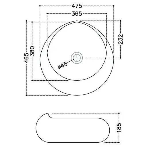 Умивальник Jaquar 47x48 JDS-WHT-25903, Білий - фото 2